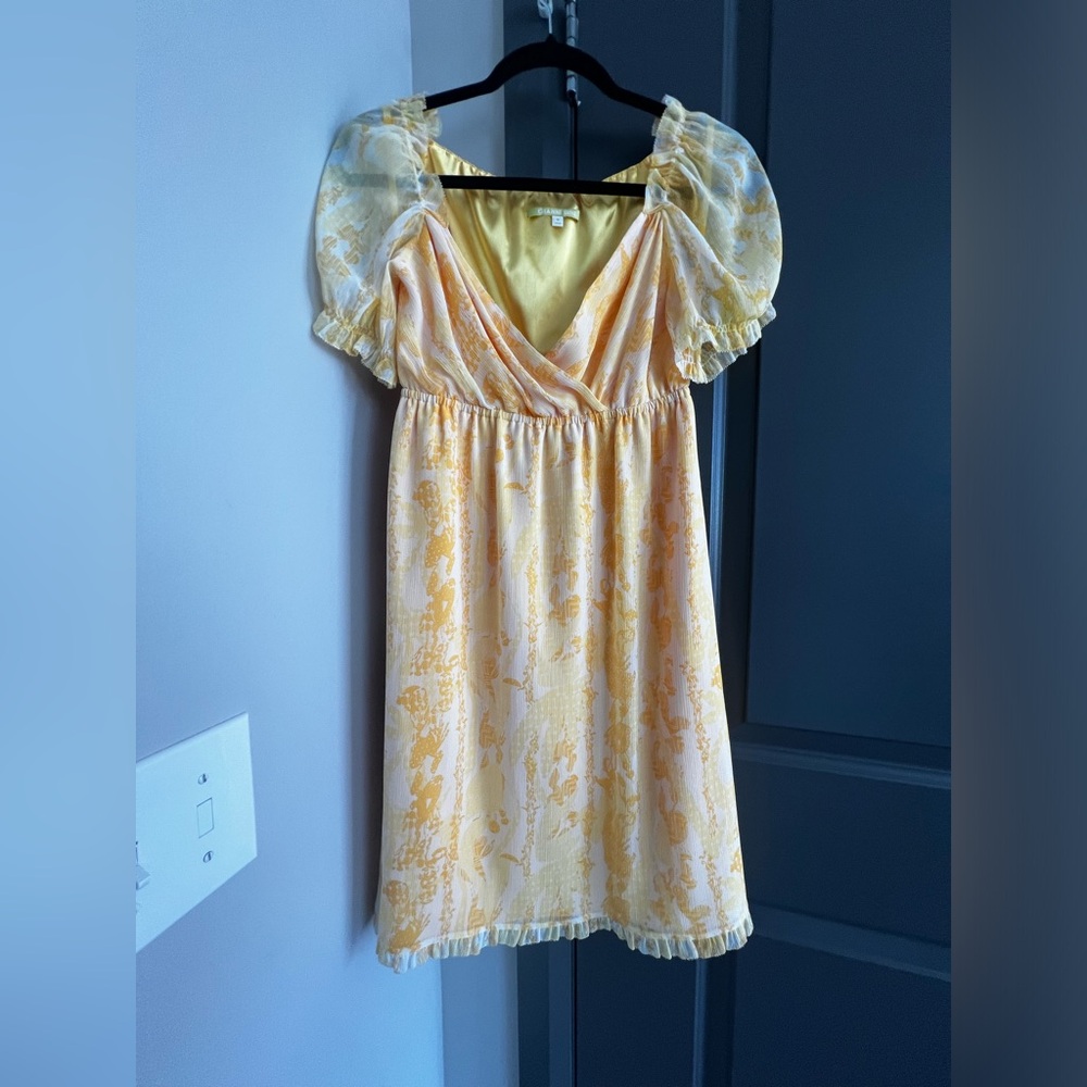 Gianni Bini yellow dress size 6
